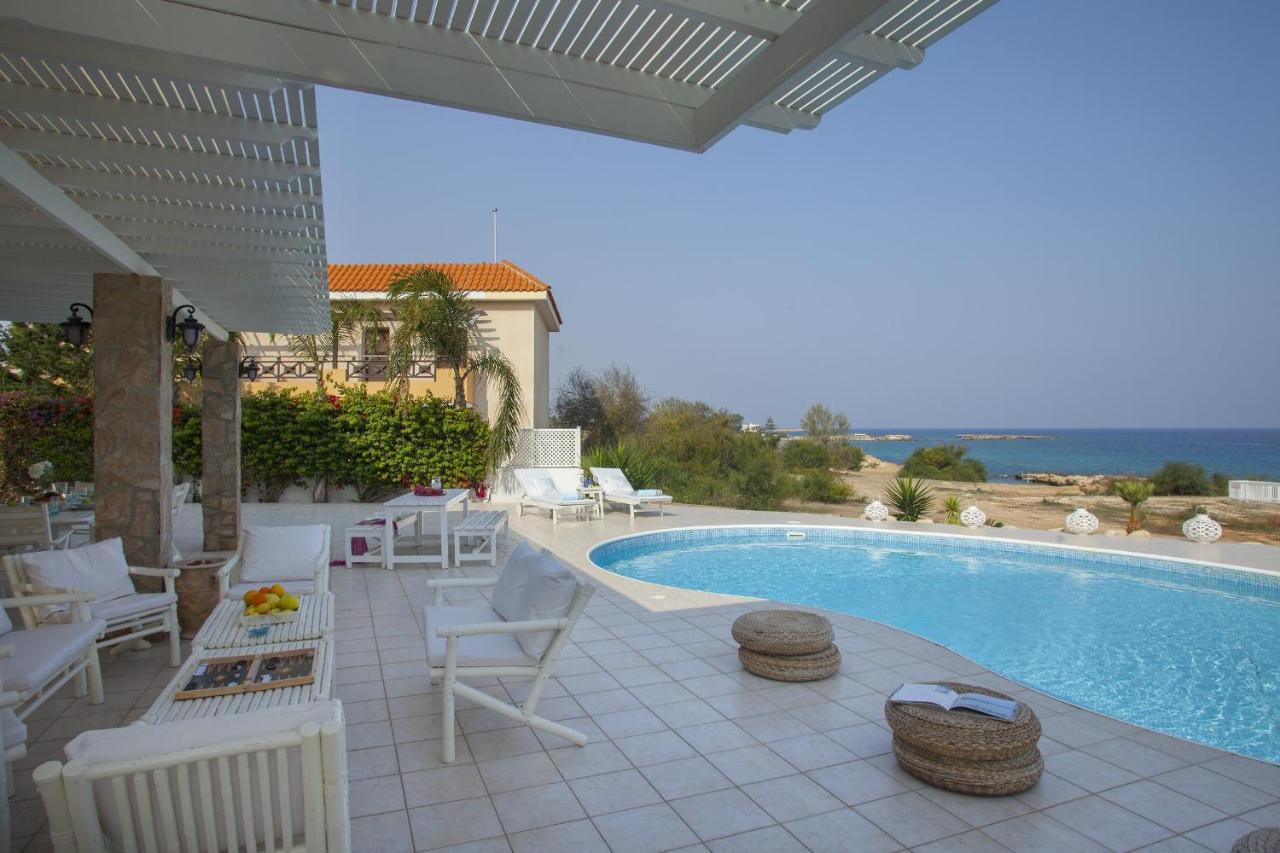 פרוטאראס Mimoza Seafront Villa מראה חיצוני תמונה